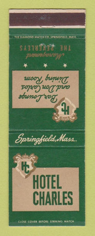 Matchbook Cover - Hotel Charles Springfield MA