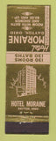 Matchbook Cover - Hotel Moraine Dayton OH