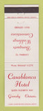Matchbook Cover - Casablanca Hotel Grimsby ON