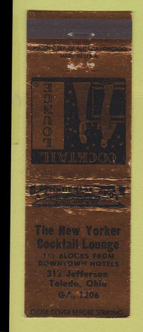 Matchbook Cover - New Yorker Cocktail Lounge Toledo OH