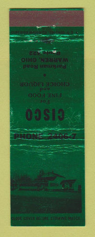 Matchbook Cover - Cisco Restaurant Warren OH