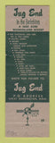 Matchbook Cover - Jug End South Egremont MA