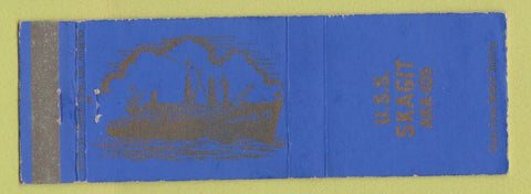 Matchbook Cover - USS Skagit AKA 105 Navy WEAR