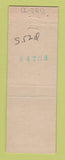 Matchbook Cover - USS Sperry Navy Sub Squadron BLACK