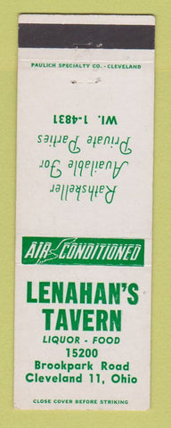 Matchbook Cover - Lenahan's Tavern Cleveland OH