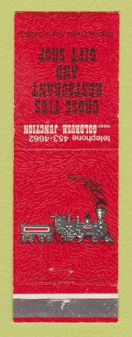 Matchbook Cover - Cross Ties Restaurant Gift Shop Pigeon Forge TN