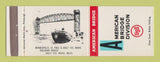 Matchbook Cover USS Steel American Bridge Minneapolis St Paul MN Sault Ste Marie
