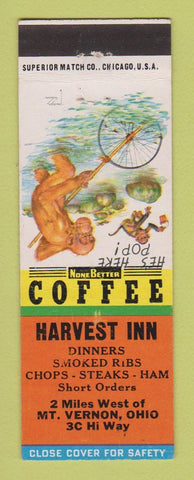 Matchbook Cover - Harvest Inn Mount Vernon OH