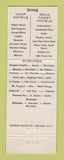 Matchbook Cover - Continetal Air Transport Chicago IL WEAR