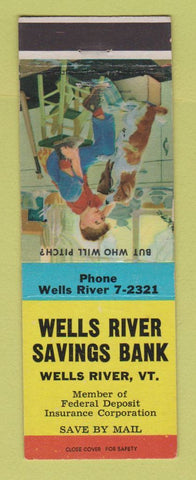 Matchbook Cover - Wells River Savings Bank VT