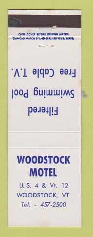 Matchbook Cover - Woodstock Motel Woodstock VT WEAR