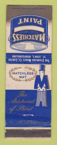 Matchbook Cover - Matchless Pain St John's NF WEAR