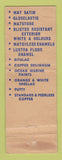 Matchbook Cover - Matchless Pain St John's NF WEAR