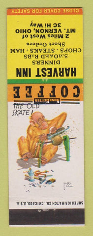 Matchbook Cover - Harvest Inn Mount Vernon OH
