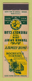 Matchbook Cover - Rochester Turners NY