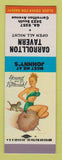 Matchbook Cover - Carrollton Tavern  pinup SAMPLE