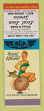 Matchbook Cover - Local Loan Service  pinup SAMPLE