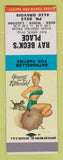 Matchbook Cover - Ray Beck's Place  pinup SAMPLE