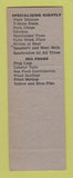 Matchbook Cover - Blasdell Hotel NY pinup SAMPLE