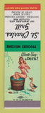 Matchbook Cover - St Charles Grill  pinup SAMPLE