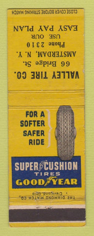 Matchbook Cover - Goodyear Tires Amsterdam NY WEAR