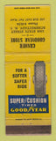 Matchbook Cover - Goodyear Tires Cramer Schenectady NY WEAR