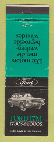 Matchbook Cover - Ford 17M South Africa WEAR