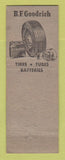 Matchbook Cover - BF Goodrich Tires Cam Mac Mobil oil gas Clark SD