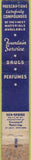 Matchbook Cover - Harry Buch Drugs Harrisburg PA WEAR 10 Strike