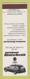 Matchbook Cover - Autohaus Rintschenk Suzuki Germany? SAMPLE