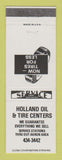 Matchbook Cover - Holland Oil Tire Centers