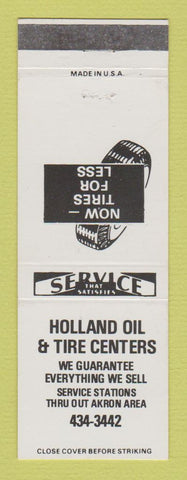 Matchbook Cover - Holland Oil Tire Centers