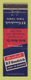 Matchbook Cover - BF Goodrich Tires Burke Motor The Dalles OR