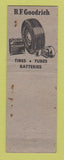 Matchbook Cover - BF Goodrich Tires Burke Motor The Dalles OR