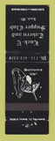 Matchbook Cover - Luck E Tavern Supper Club Luck WI girlie WEAR