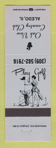 Matchbook Cover - Oak View Country Club Aledo IL girlie