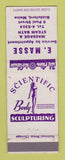 Matchbook Cover - E Masse Massage Steam Bath Biddeford ME girlie
