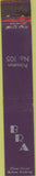 Matchbook Cover - BRA Princeton no 105 10 Strike