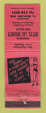 Matchbook Cover - Hotel Lac Mooney Montcalm QC girlie WORN