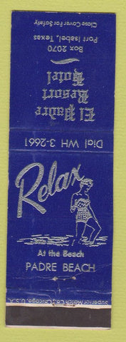 Matchbook Cover - El Padre Resort Hotel Port Isabel TX girlie WEAR