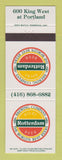 Matchbook Cover - Rotterdam Beer