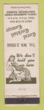 Matchbook Cover - Coral Cocktail Lounge Hollywood FL girlie WEAR