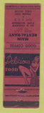 Matchbook Cover - Main Restaurant Flint MI girlie WEAR