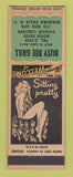 Matchbook Cover - Busy Bee Grill Niagara Falls NY pinup girlie back