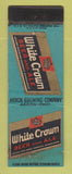 Matchbook Cover - White Crown Beer Akron OH WEAR