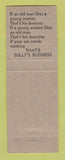 Matchbook Cover - Sully's Car Wash Chicago IL