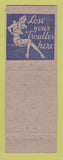 Matchbook Cover - Charley's 6th Ave Buffet Des Moines IA pinup girlie