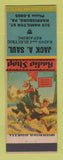 Matchbook Cover - Jack A Saul Radio Repair Harrisburg PA Terry Says girlie