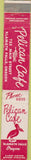 Matchbook Cover - Pelican Cafe Klamath Falls OR 10 Strike