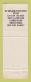 Matchbook Cover - Kozy Kove Marina Waldport OR